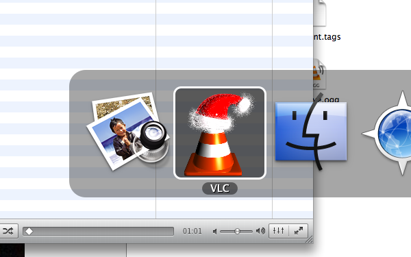 VLC Player in Weihnachtsstimmung