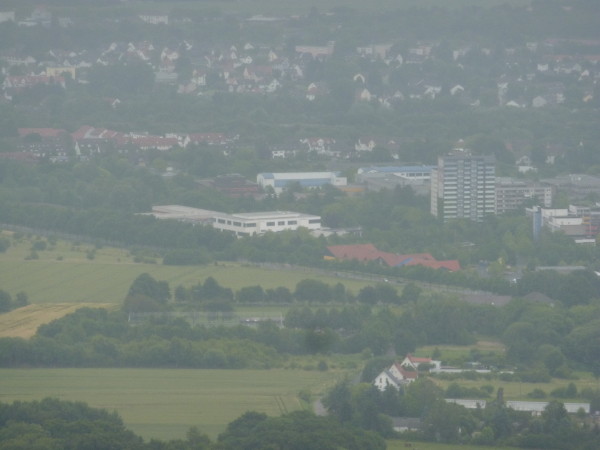 Originalaufnahme des AVZ vom Bismarckturm aus