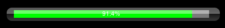 Widget Percent of Day, 21:54 MESZ entspricht 91,4%