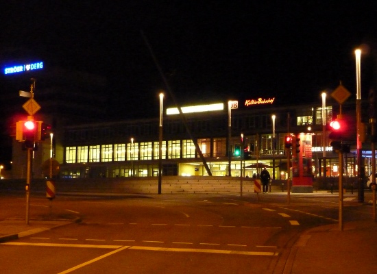 Der nächtliche Kulturbahnhof Kassel