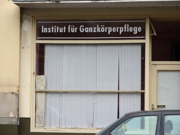 Das ehemalige „Institut für Ganzkörperpflege“ in der Kasseler Nordstadt